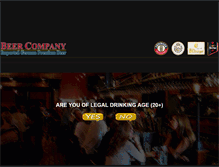 Tablet Screenshot of beer-company.net